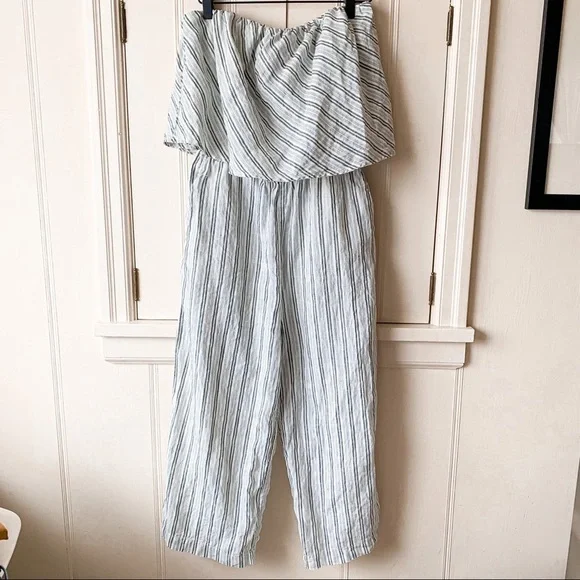 Joie Brogan Stripe Linen Jumpsuit